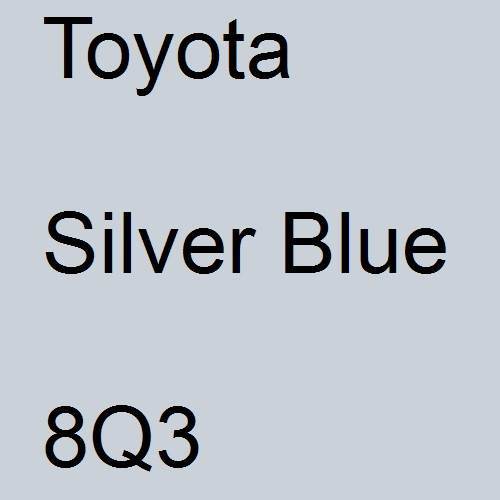 Toyota, Silver Blue, 8Q3.